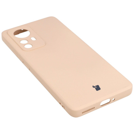 Etui Bizon Case Silicone do Xiaomi 12 Pro, jasnoróżowe