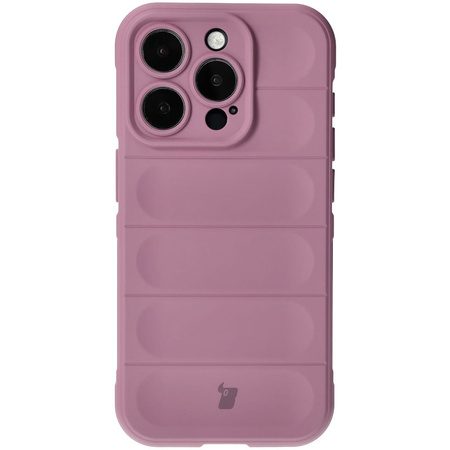 Pancerne etui Bizon Case Tur do iPhone 15 Pro, jasnofioletowe