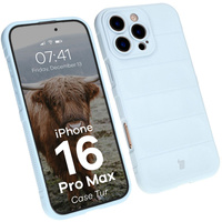Pancerne etui Bizon Case Tur do iPhone 16 Pro Max, jasnoniebieskie