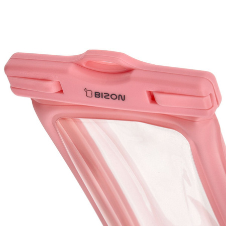Etui wodoszczelne Bizon Case Hydrofloat, różowe