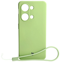 Etui Bizon Case Silicone Sq do OnePlus Nord 3, jasnozielone