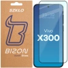 Szkło hartowane Bizon Glass Edge 2 do Vivo X300, czarna ramka