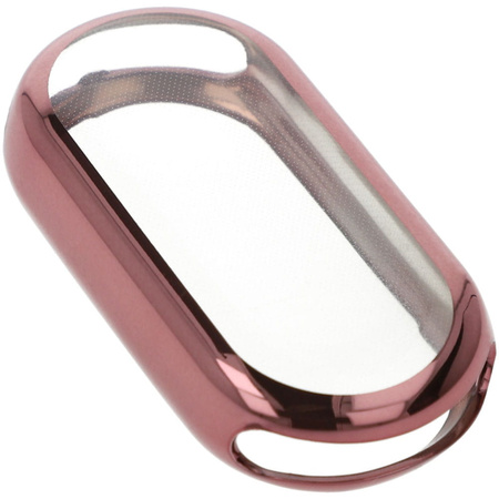 Etui Bizon Case Watch Felipe do Xiaomi Mi Smart Band 8, różowe