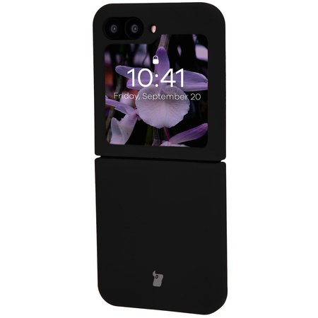 Silikonowe etui Bizon Soft Case do Galaxy Z Flip7 FE / Z Flip6, czarne