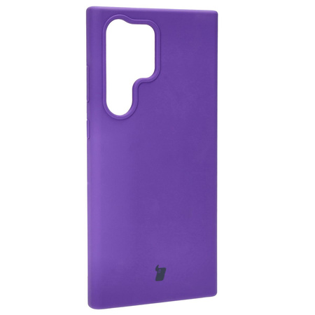 Silikonowe etui Bizon Soft Case do Samsung Galaxy S23 Ultra, fioletowe