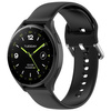 Pasek Bizon Strap Watch Silicone Pro do Xiaomi Watch 2, czarny