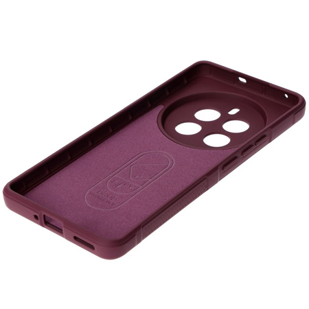 Pancerne etui Bizon Case Tur do Realme 12 Pro / 12 Pro+, burgundowe