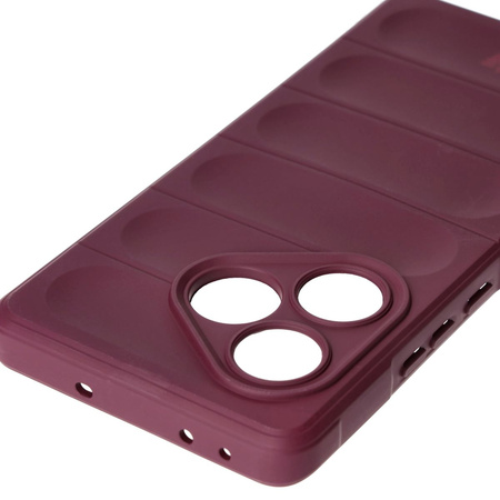 Pancerne etui Bizon Case Tur do Realme GT 6 / GT 6T / GT Neo 6 / GT Neo 6 SE, ciemnofioletowe