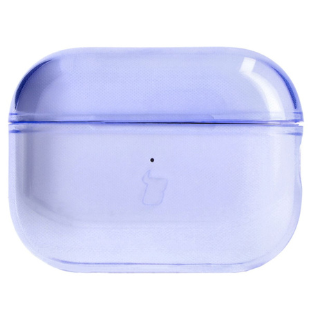 Etui Bizon Case Headphone Clear do Airpods Pro 2, przezroczysto-fioletowe