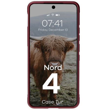 Pancerne etui Bizon Case Tur do OnePlus Nord 4, ciemnofioletowe