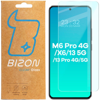 Szkło hartowane Bizon Glass Clear 2 do Poco X6 / Poco M6 Pro 4G / Redmi Note 13 5G / Redmi Note 13 Pro 4G/5G