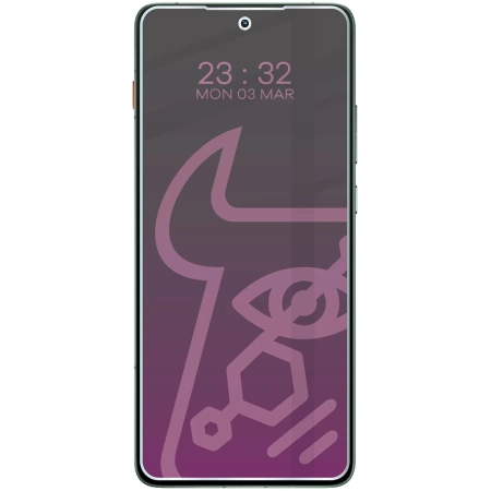 Prywatyzujące szkło hybrydowe Bizon Glass Mule Shadow do Motorola Edge 70, matowe