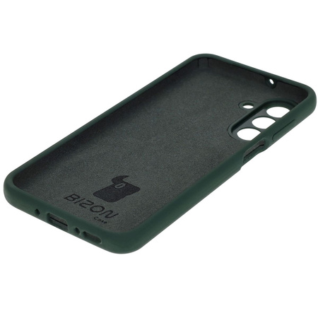 Silikonowe etui Bizon Soft Case do Galaxy A17 5G / A26 5G, ciemnozielone