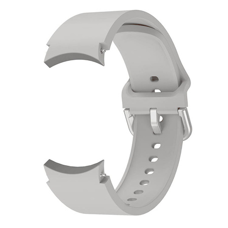 Pasek Bizon Strap Watch Silicone do Galaxy Watch 20 mm, jasnoszary