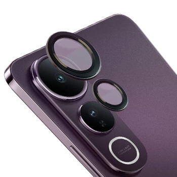 Szkło na aparat Bizon Glass Snap Lens do Vivo V50 Lite 4G / 5G, 1 zestaw, czarna ramka