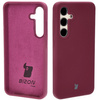 Silikonowe etui Bizon Soft Case do Galaxy S24, ciemnofioletowe