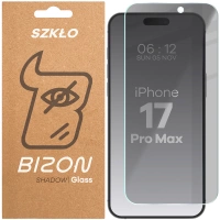 Prywatyzujące szkło hartowane Bizon Glass Clear Shadow do iPhone 16 Pro Max, przyciemniane