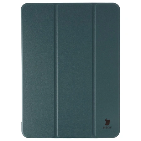 Etui z klapką Bizon Case Tab Croc do OnePlus Pad Go 2 / Oppo Pad Air5, ciemnozielone