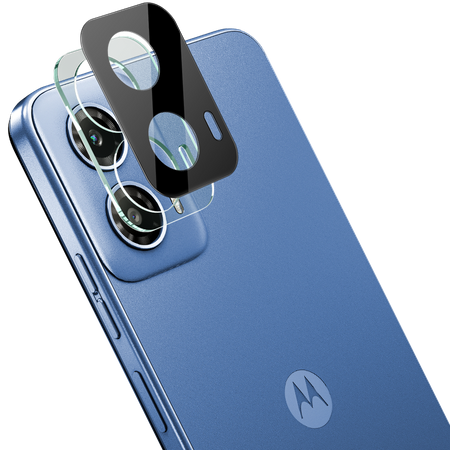 Szkło na aparat Bizon Glass Silk Lens do Motorola Moto G34 5G, 2 sztuki