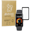 Szkło hybrydowe Bizon Glass Watch Edge Hybrid dla Huawei Band 9 / Band 8, czarne