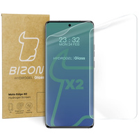 Folia hydrożelowa na ekran Bizon Glass Hydrogel Front Duo do Motorola Edge 40, 2 sztuki