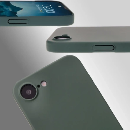 Etui Bizon Case Łupka do iPhone 16e, zielone