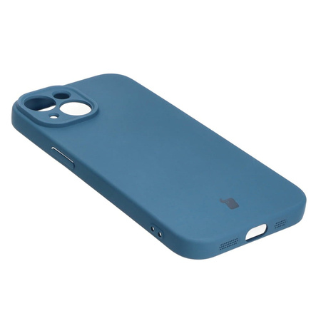 Etui Bizon Case Silicone do Apple iPhone 15, granatowe