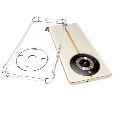 Elastyczne etui Bizon Case Salpa do Realme 11 Pro / 11 Pro+, przezroczyste