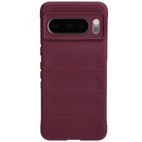 Pancerne etui Bizon Case Tur do Google Pixel 8 Pro, burgundowe