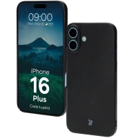 Etui Bizon Case Łupka do iPhone 16 Plus, czarne