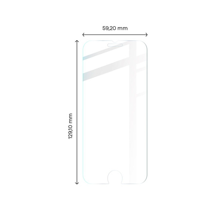 3x Szkło hartowane + szybka na aparat Bizon Glass Clear Pack do iPhone SE 2022/2020, 8/7