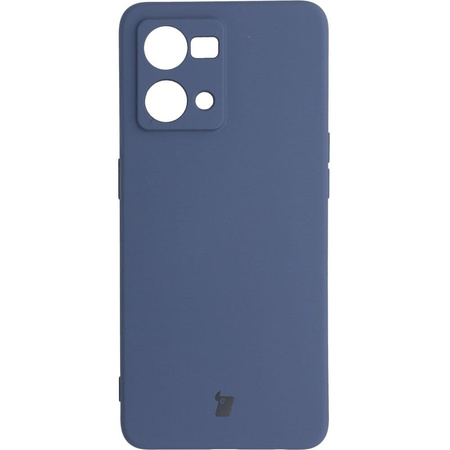 Etui Bizon Case Silicone do OPPO Reno 7 4G, szare