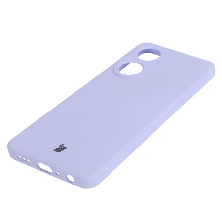 Etui Bizon Case Silicone Sq do Oppo A98 5G, jasnofioletowe