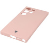 Etui Bizon Case Silicone Sq do Samsung Galaxy S23 Ultra, jasnoróżowe