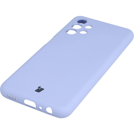 Etui Bizon Case Silicone do Galaxy A13 4G, jasnofioletowe