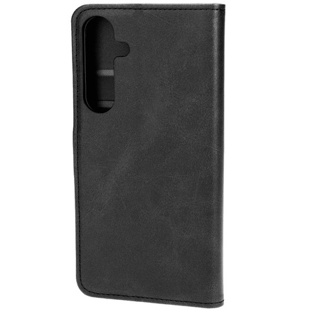 Etui z klapką Bizon Case Pocket do Galaxy S25 Plus / S24 Plus, czarne