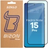 Szkło hartowane Bizon Glass Edge 2 do Xiaomi Redmi Note 15 Pro 4G, czarna ramka