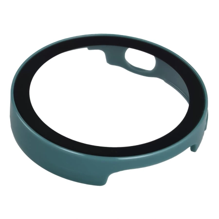 Etui ze szkłem do zegarka Bizon Case Watch Adamo do Huawei Watch GT6 41 mm, zielone