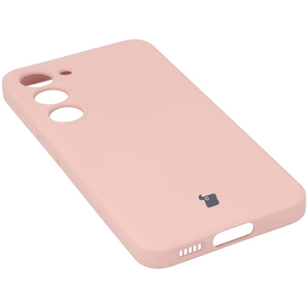 Etui Bizon Case Silicone Sq do Galaxy S23, jasnoróżowe
