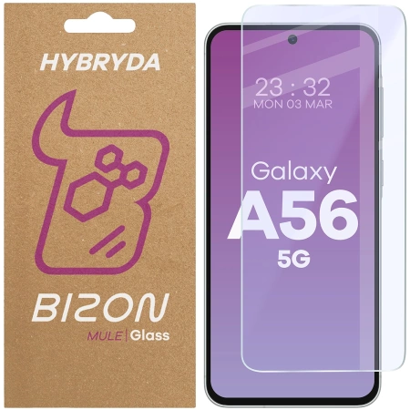 Elastyczne szkło hybrydowe Bizon Glass Mule do iPhone 16 Plus