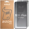 Prywatyzujące szkło hartowane Bizon Glass Clear Shadow do Samsung Galaxy S26 Plus / S25 Edge, przyciemniane