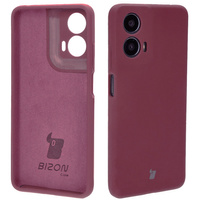 Silikonowe etui Bizon Soft Case do Motorola Moto G24 / G24 Power, ciemnofioletowe