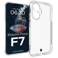 Elastyczne etui Bizon Case Salpa do Xiaomi POCO F7, przezroczyste