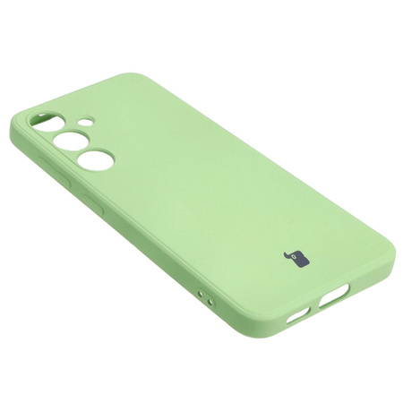 Etui Bizon Case Silicone Sq do Galaxy S24, jasnozielone