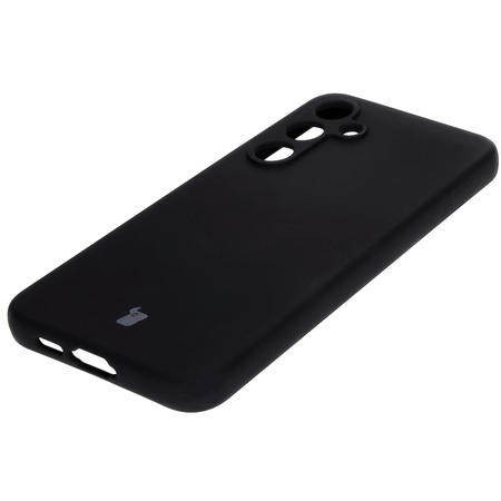 Silikonowe etui Bizon Soft Case do Galaxy S24 FE, czarne