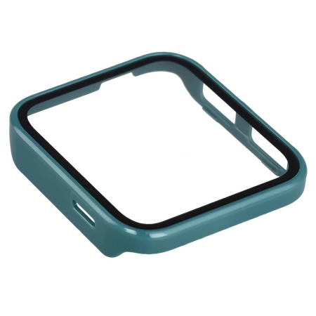 Etui ze szkłem do zegarka Bizon Case Watch Adamo do Garmin Venu X1, zielone