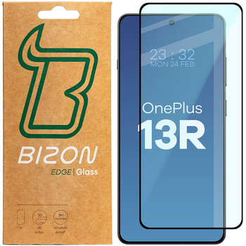 Szkło hartowane Bizon Glass Edge 2 do Galaxy S25 Ultra, czarna ramka