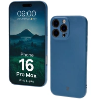Etui Bizon Case Łupka do iPhone 16 Pro Max, niebieskie