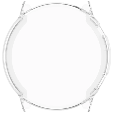 Etui z osłoną ekranu Bizon Case Watch Felipe do Garmin Venu 4 45 mm, przeźroczyste