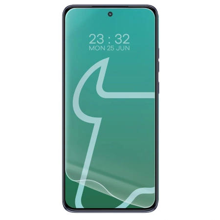 Elastyczne etui + 2x folia na ekran Bizon Case Clear Pack do Motorola Edge 50 Neo